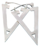 Silver Earings ''Triangles''